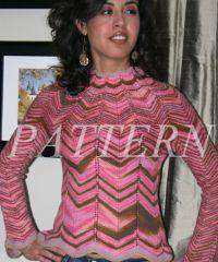 Misti Alpaca Blossom Round Yoke Sweater Pattern-Patterns-Misti Alpaca-Alpaca Direct