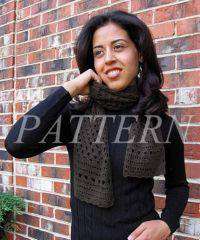 Misti Alpaca Celia Crocheted Scarf Pattern - Lace or Sport-Patterns-Misti Alpaca-Alpaca Direct
