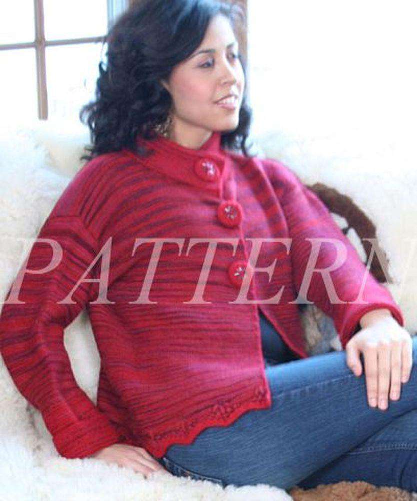 Misti Alpaca Geneva Jacket Pattern - Worsted-Patterns-Misti Alpaca-Alpaca Direct