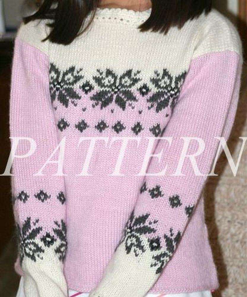 Misti Alpaca Maya Girls Nordic Sweater &amp; Hat Pattern-Patterns-Misti Alpaca-Alpaca Direct