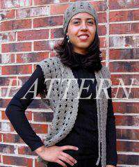 Misti Alpaca Patricia Crocheted Vest &amp; Cloche Pattern - Worsted-Patterns-Misti Alpaca-Alpaca Direct