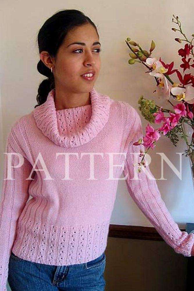 Misti Alpaca Rosita Rib Pullover Pattern - Sport (Disc.)-Patterns-Misti Alpaca-Alpaca Direct