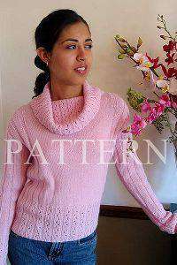 Misti Alpaca Rosita Rib Pullover Pattern - Sport (Disc.)-Patterns-Misti Alpaca-Alpaca Direct
