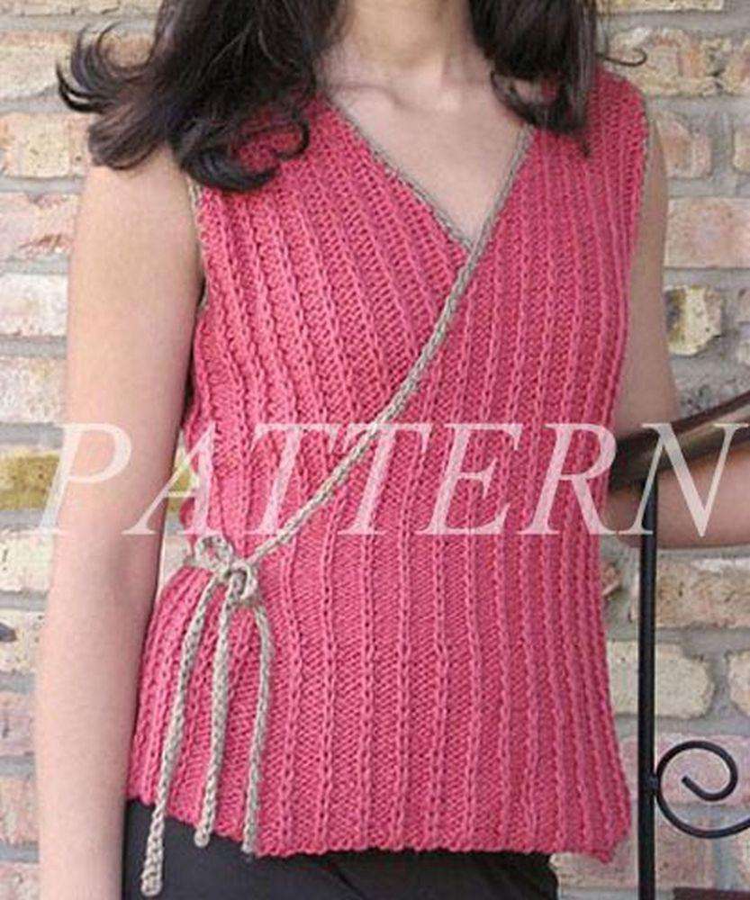 Misti Alpaca Surplice Summer Vest Pattern - Cotton &amp; Silk-Patterns-Misti Alpaca-Alpaca Direct
