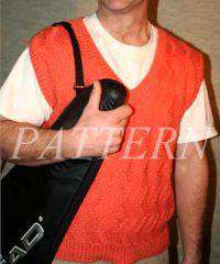 Misti Alpaca Tennis V-Neck Vest Pattern - Cotton &amp; Silk-Patterns-Misti Alpaca-Alpaca Direct