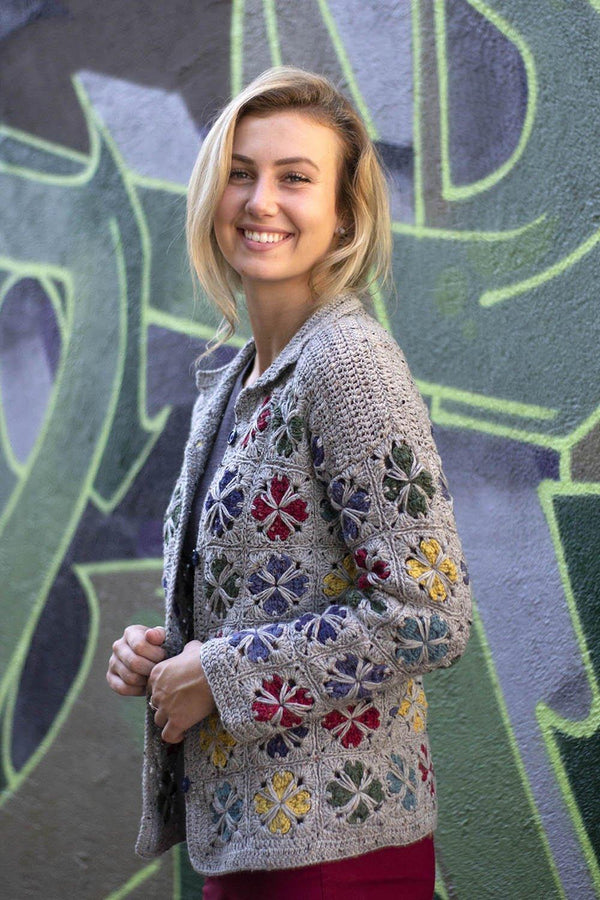 Mod Tiles Cardi by Universal Yarns Design Team-Patterns-Universal Yarns-Alpaca Direct