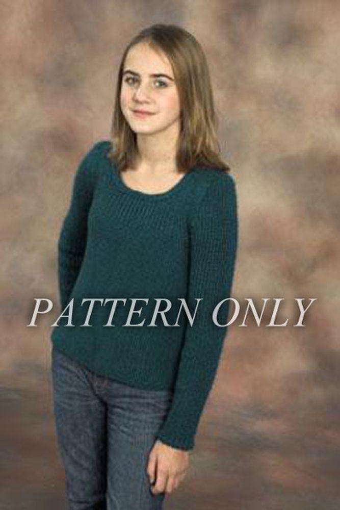Mulberry Merino A Line Pullover *Pattern*-Patterns-Plymouth Yarn-Alpaca Direct