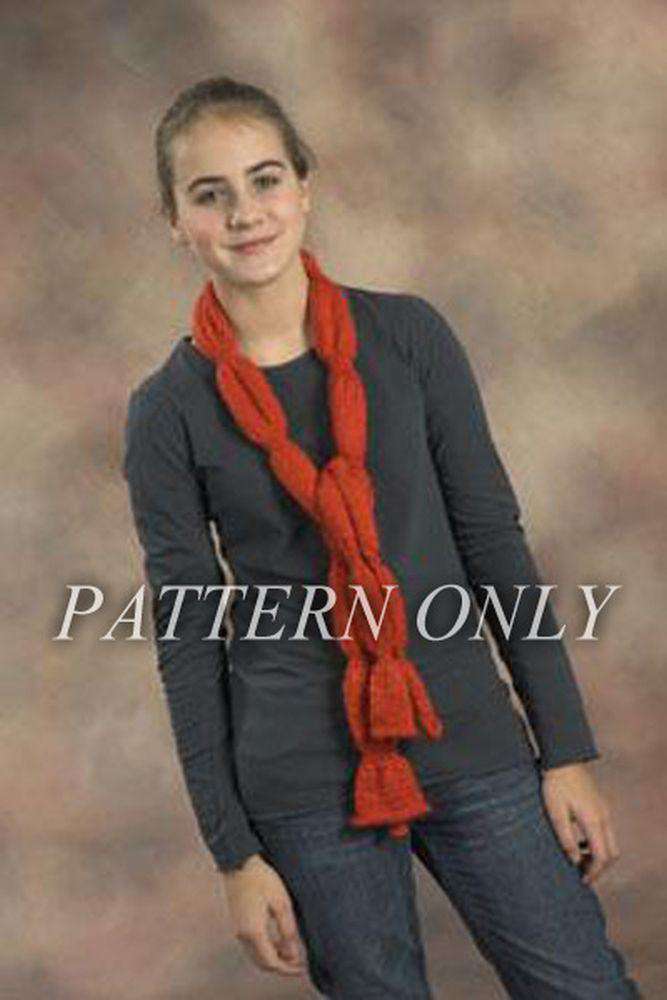 Mulberry Merino Seersucker Scarf *Pattern*-Patterns-Plymouth Yarn-Alpaca Direct