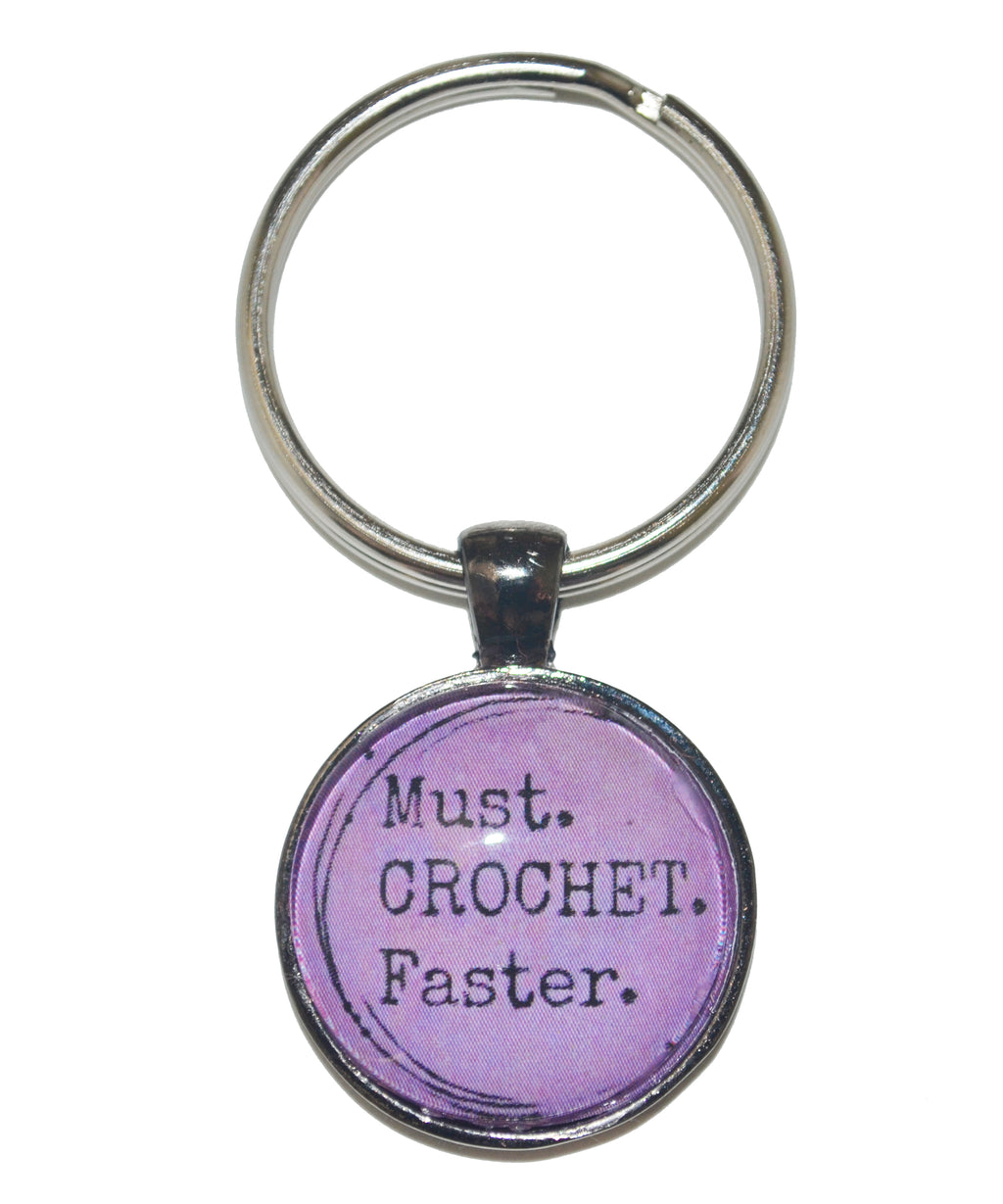 Must Crochet Faster Keychain-Notions-Alpaca Direct-Purple-Alpaca Direct