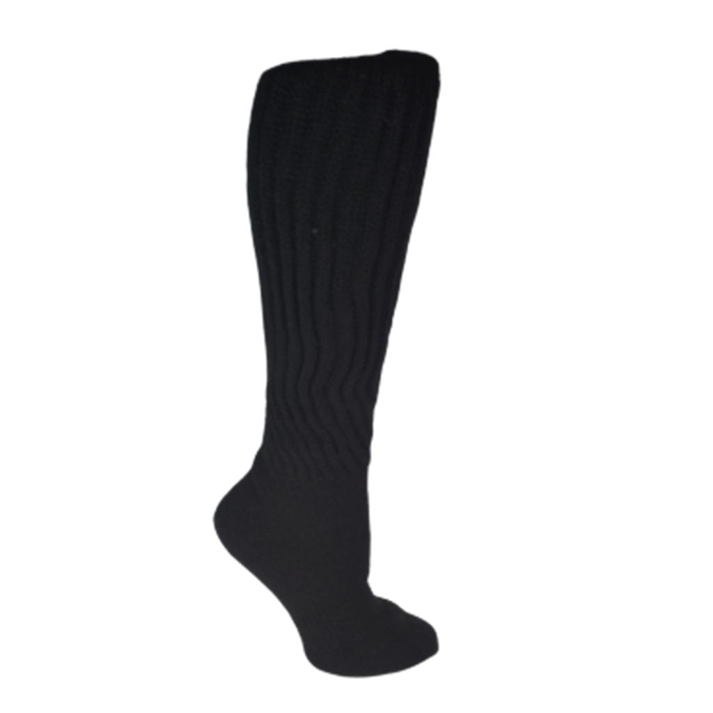 Rainier Alpaca Over The Calf Socks-Socks-Alpaca Direct-Small-Black-Alpaca Direct