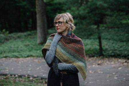 Nightshift Shawl by Andrea Mowry-Patterns-Alpaca Direct-Alpaca Direct