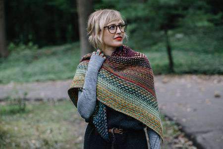 Nightshift Shawl by Andrea Mowry-Patterns-Alpaca Direct-Alpaca Direct