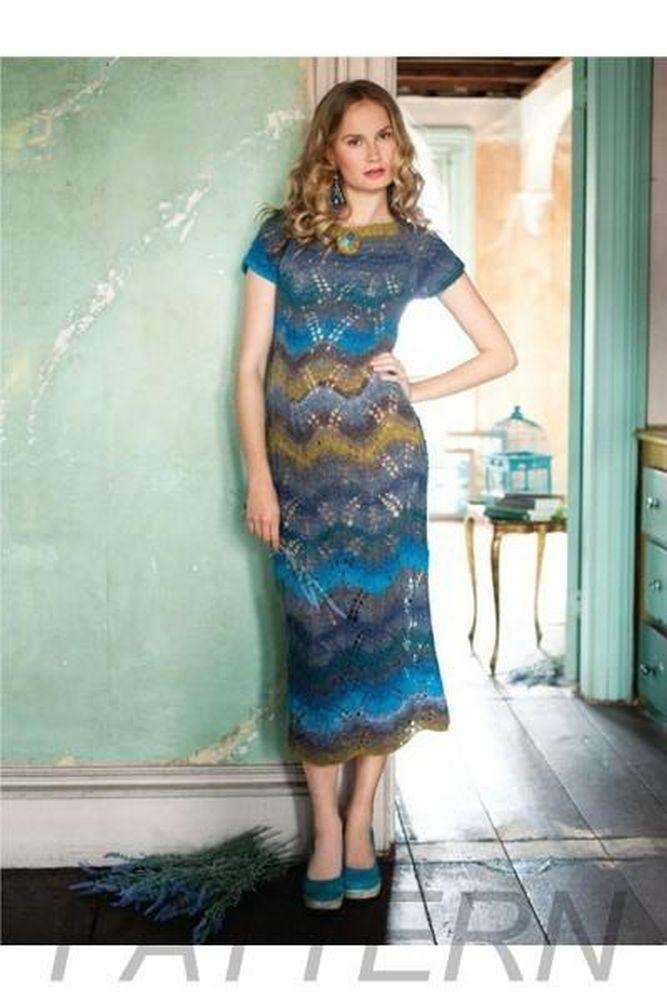 Noro 03 Lace Maxi Dress PATTERN ONLY-Patterns-Noro-Alpaca Direct