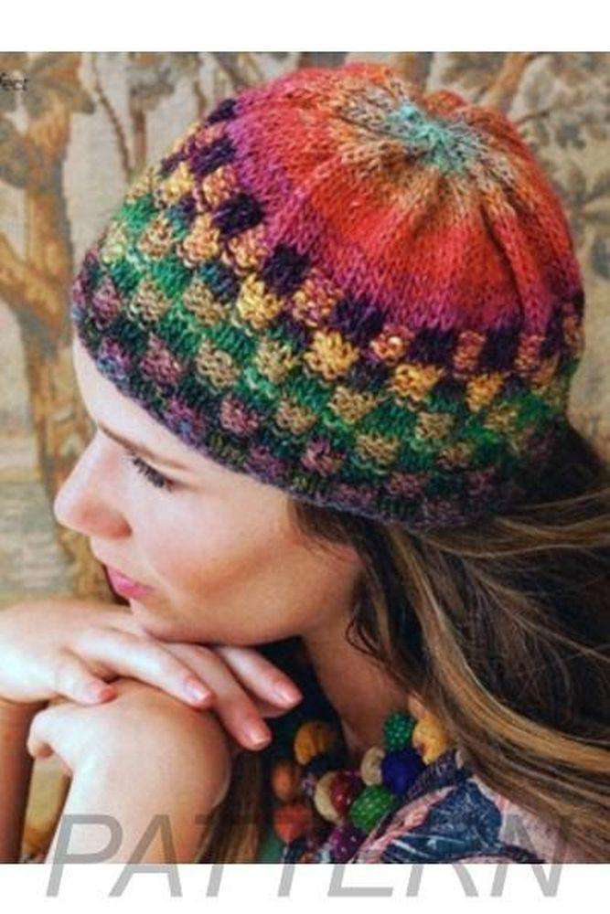 Noro 04 Checkerboard Cap PATTERN ONLY-Patterns-Noro-Alpaca Direct