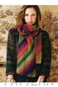 Noro 05 Diagonal Eyelet Scarf PATTERN ONLY-Patterns-Noro-Alpaca Direct