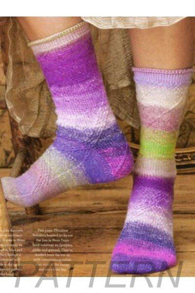 Noro 07 Cabled Socks PATTERN ONLY-Patterns-Noro-Alpaca Direct