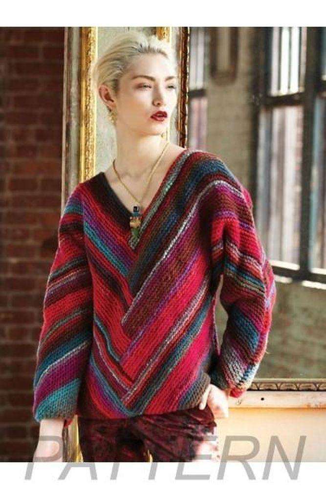 Noro 07 Kimono-Sleeve Pullover PATTERN ONLY-Patterns-Noro-Alpaca Direct