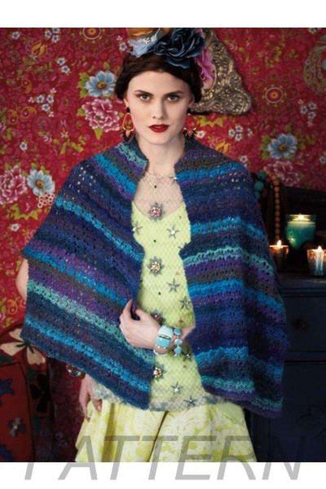 Noro 07 Lace Panel Shawl PATTERN ONLY-Patterns-Noro-Alpaca Direct