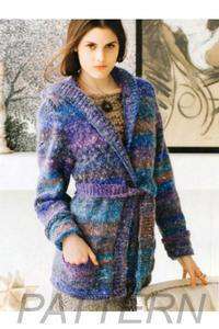 Noro 08 Cable Hooded Jacket PATTERN ONLY-Patterns-Noro-Alpaca Direct