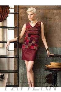 Noro 10 Square And Stripe Tank PATTERN ONLY-Patterns-Noro-Alpaca Direct