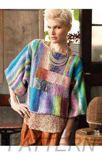 Noro 14 Batwing Colorblock Topper PATTERN ONLY-Patterns-Noro-Alpaca Direct