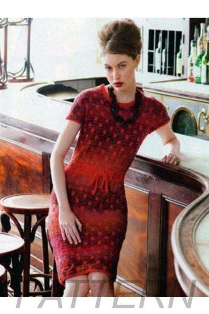 Noro 14 Cap Sleeve dress PATTERN ONLY-Patterns-Noro-Alpaca Direct