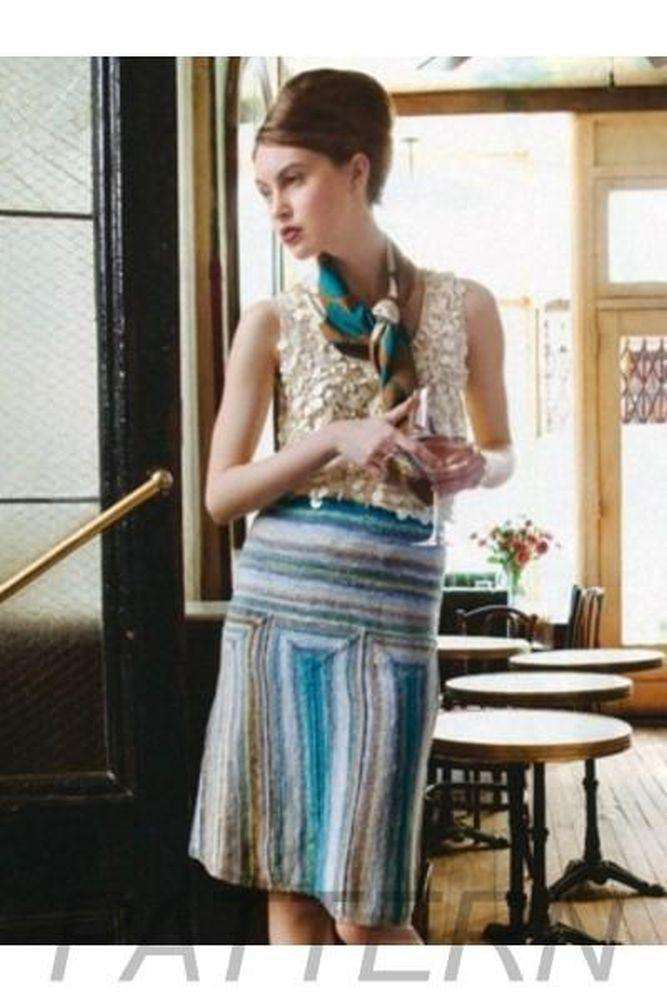 Noro 15 U-Miter Skirt PATTERN ONLY-Patterns-Noro-Alpaca Direct