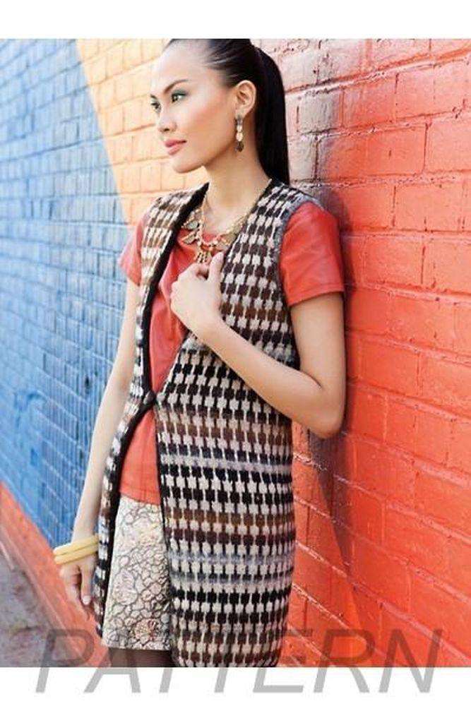 Noro 17 Colorwork Vest PATTERN ONLY