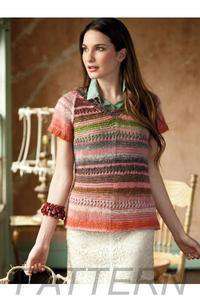 Noro 20 Patchwork Mesh Top PATTERN ONLY-Patterns-Noro-Alpaca Direct