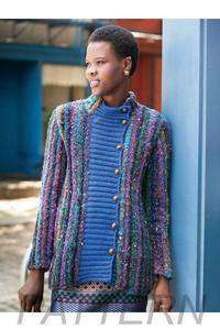 Noro 21 Buttoned Jacket PATTERN ONLY-Patterns-Noro-Alpaca Direct