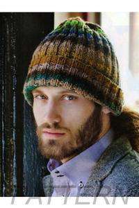 Noro 21 Man's Ribbed Hat PATTERN ONLY-Patterns-Noro-Alpaca Direct