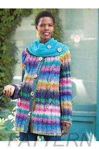 Noro 22 Cabled Coat With Cowl PATTERN ONLY-Patterns-Noro-Alpaca Direct