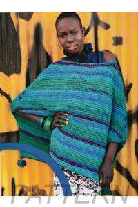 Noro 22 Pompom Cape PATTERN ONLY-Patterns-Noro-Alpaca Direct