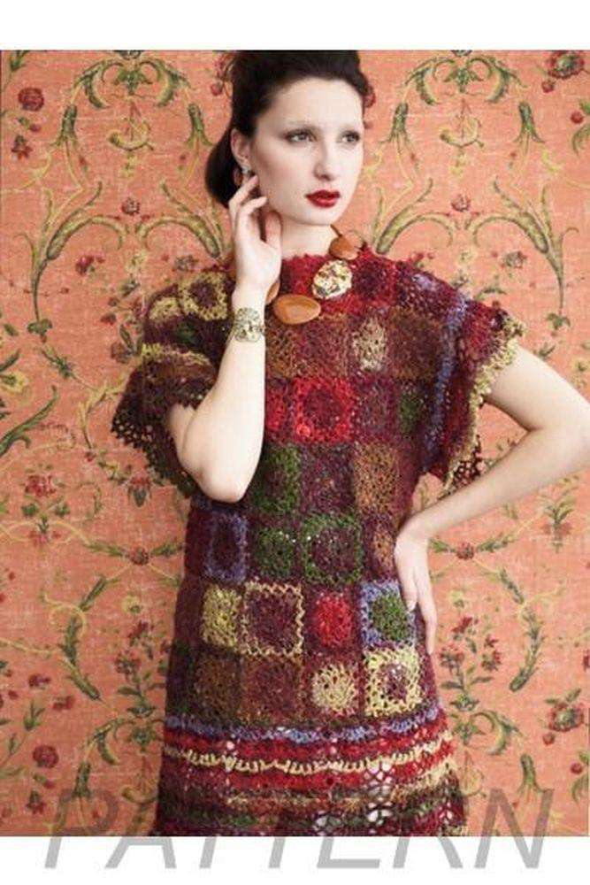 Noro 23 Butterfly Sleeve Dress PATTERN ONLY-Patterns-Noro-Alpaca Direct