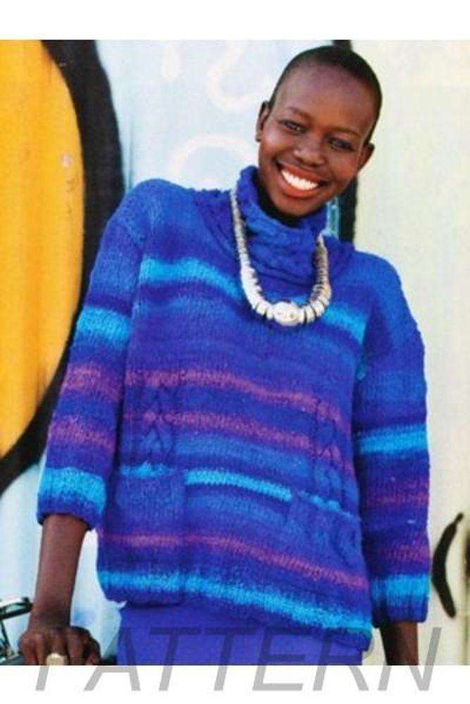 Noro 23 Cabled Tunic PATTERN ONLY-Patterns-Noro-Alpaca Direct