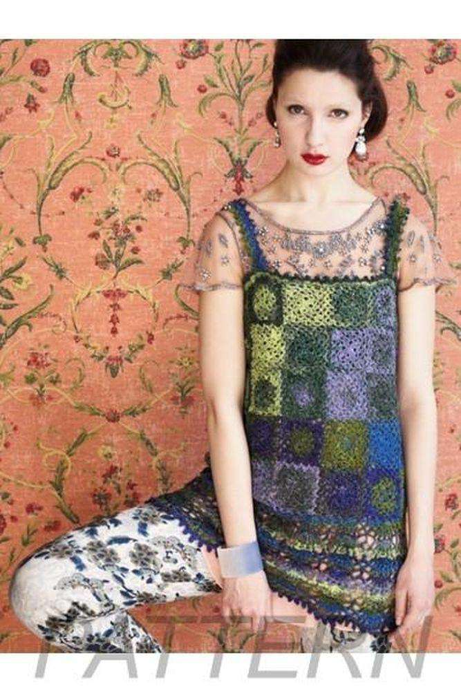 Noro 24 Motif Tank Dress PATTERN ONLY-Patterns-Noro-Alpaca Direct