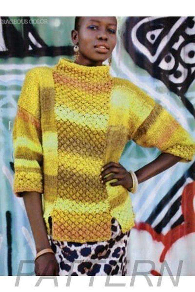 Noro 24 Trinity Stitch Tunic PATTERN ONLY-Patterns-Noro-Alpaca Direct