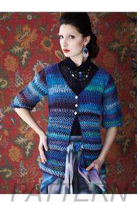 Noro 27 Crochet V-Neck Cardi PATTERN ONLY-Patterns-Noro-Alpaca Direct