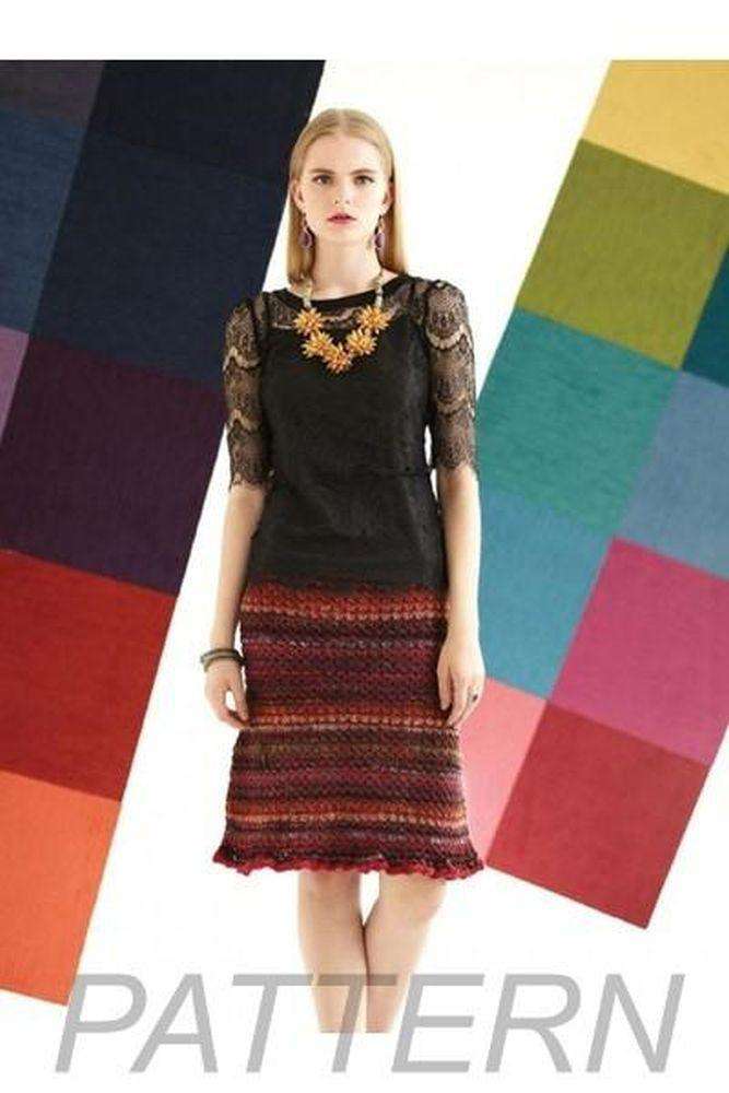 Noro 28 Quilted Skirt PATTERN ONLY-Patterns-Noro-Alpaca Direct
