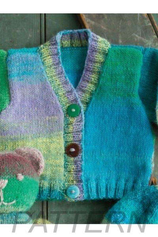 Noro 32 Baby Boy Cardigan PATTERN ONLY-Patterns-Noro-Alpaca Direct