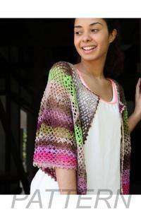 Noro Crochet Jacket PATTERN ONLY-Patterns-Noro-Alpaca Direct