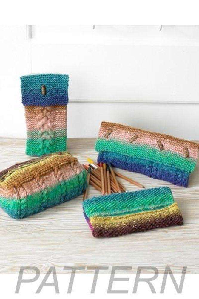 Noro Pencil Cases PATTERN ONLY-Patterns-Noro-Alpaca Direct
