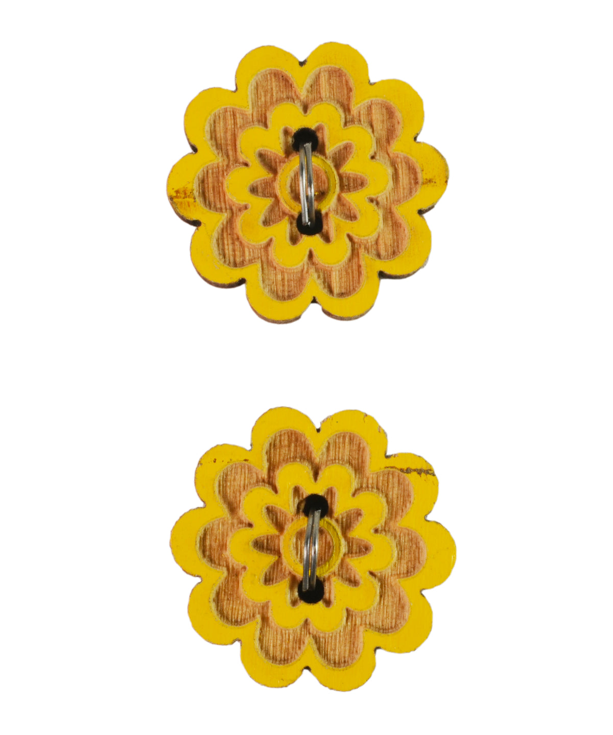 Organic Elements Yellow 3/4 in (19MM) Buttons-Notions-Alpaca Direct-Alpaca Direct