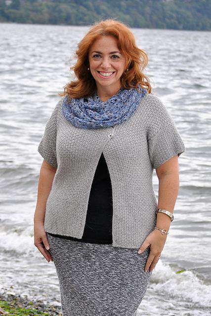 Pebbles Cardigan Designed by Mary Crowley *Skacel Pattern*-Patterns-Skacel-Alpaca Direct Main image