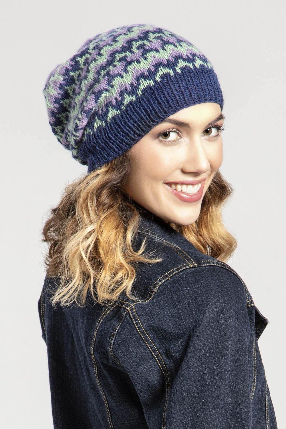 Pinnacle Hat by Amy Gunderson-Patterns-Universal Yarns-Alpaca Direct Main image