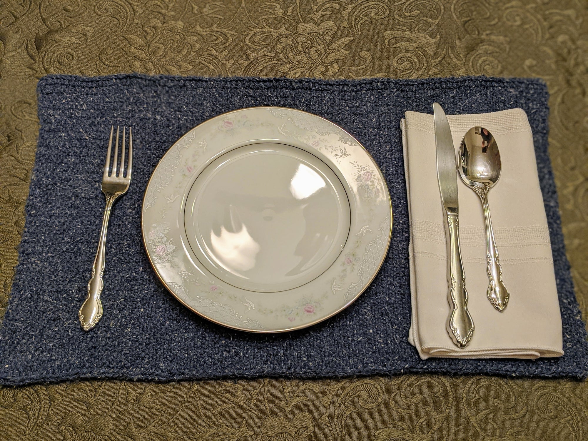 Easy Linen Stitch Placemat