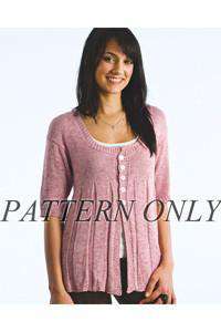Pleated Cardigan in Atlante *Pattern*-Patterns-Fiber Trends-Alpaca Direct