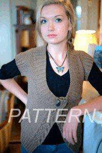 Plymouth Bobble Paneled Vest *Pattern*-Patterns-Plymouth Yarn-Alpaca Direct