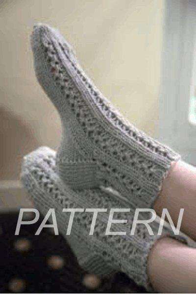 Plymouth Lace Socks and Cable Socks- Pattern