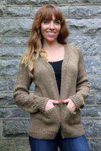 Plymouth Women's Cable and Lace Cardigan Pattern Only